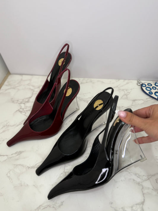 Ysl patent wedge