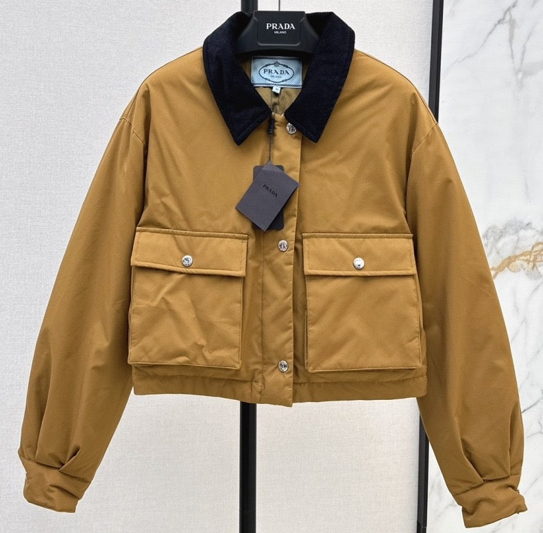 Cropped barn jacket Prada