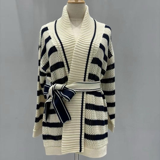 Cd stripe cardigan