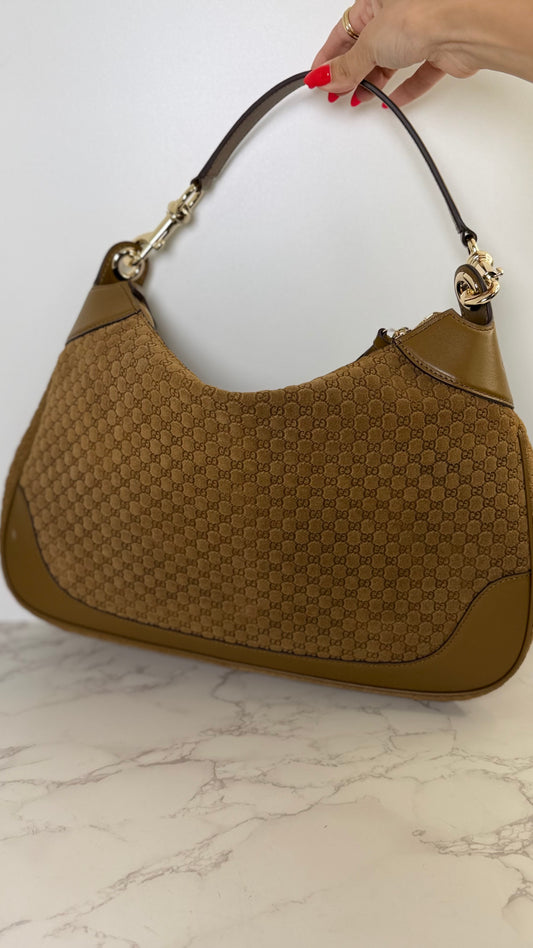 GG Suede Shoulder