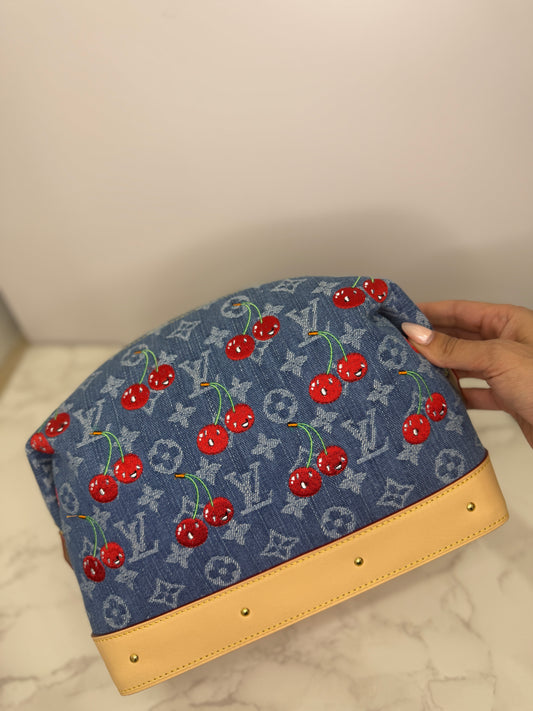 Denim lv cherry