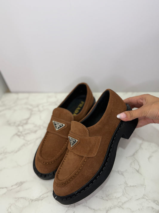 Suede loafers