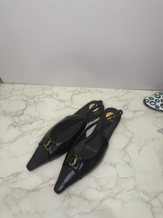 Ysl slingback flats
