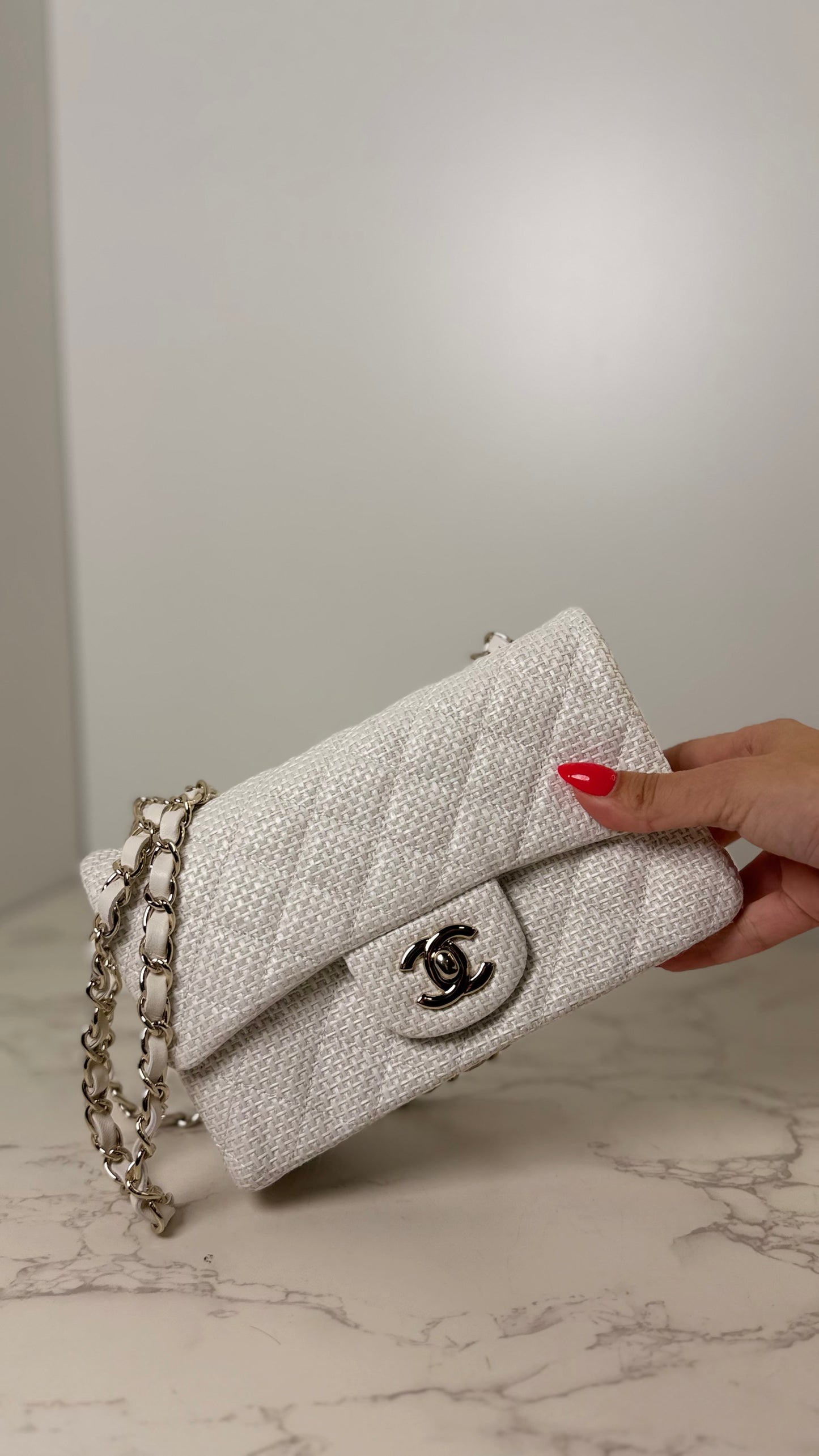 CC Raffia Flap