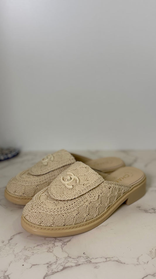 CC WOVEN MULES