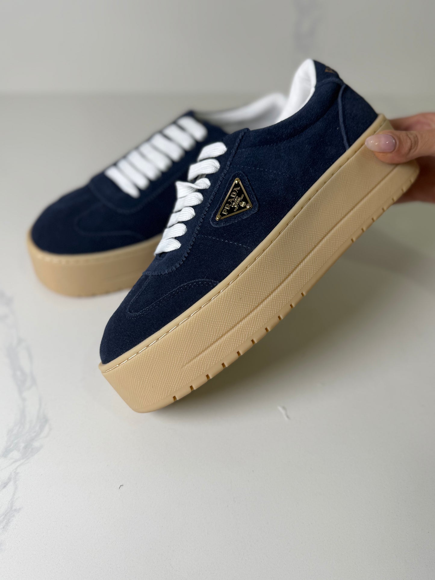 Prada platform sneakers