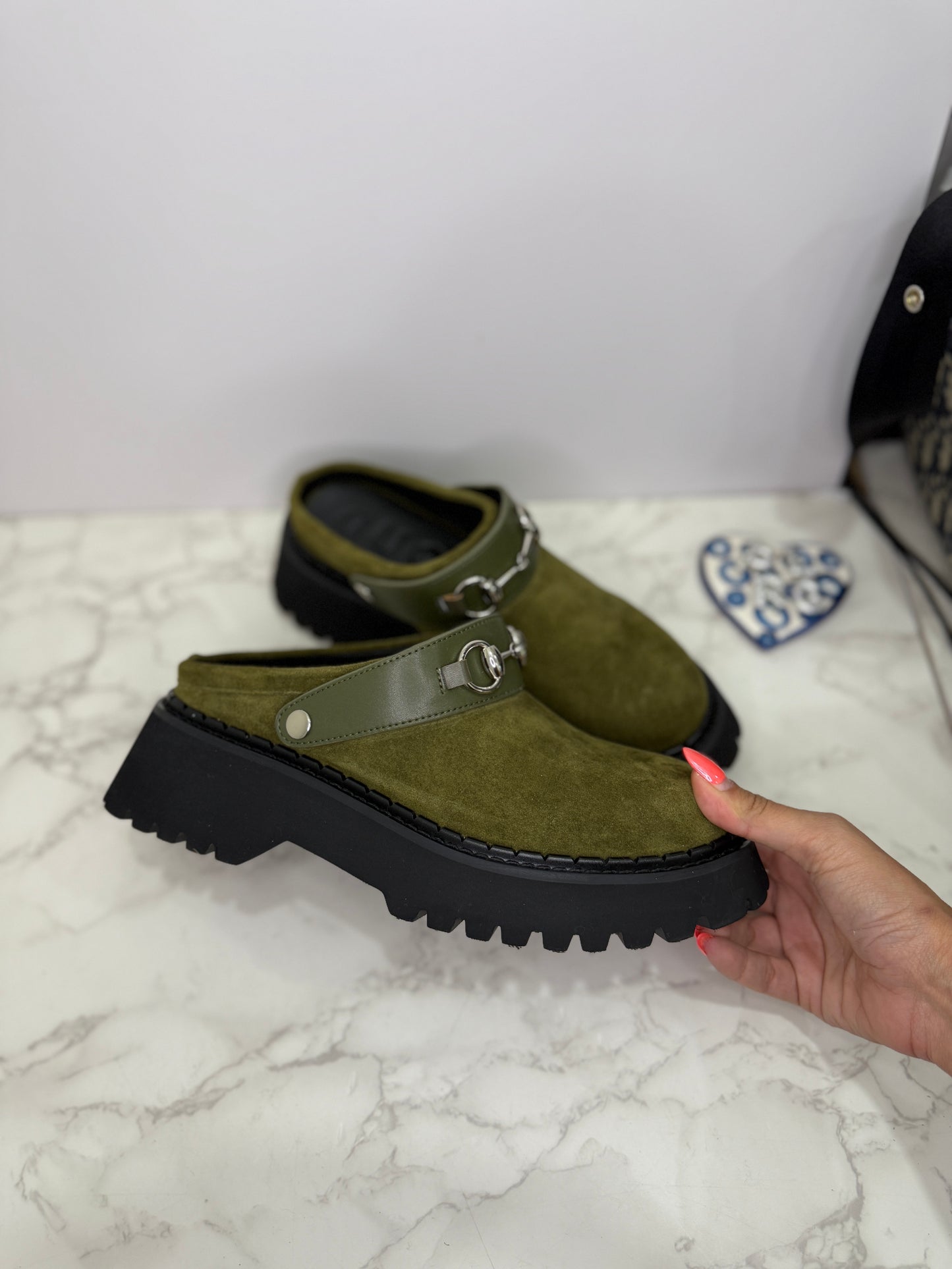 Gg loafer mules