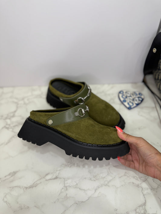 Gg loafer mules