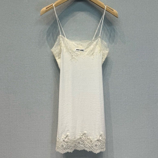 Silk lace dress