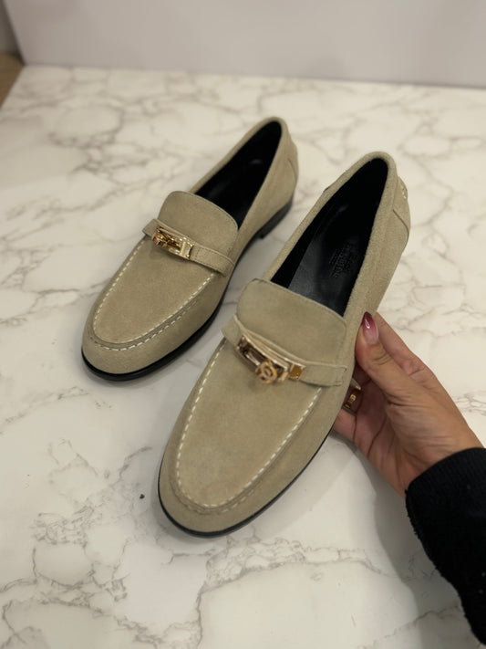 Suede loafers