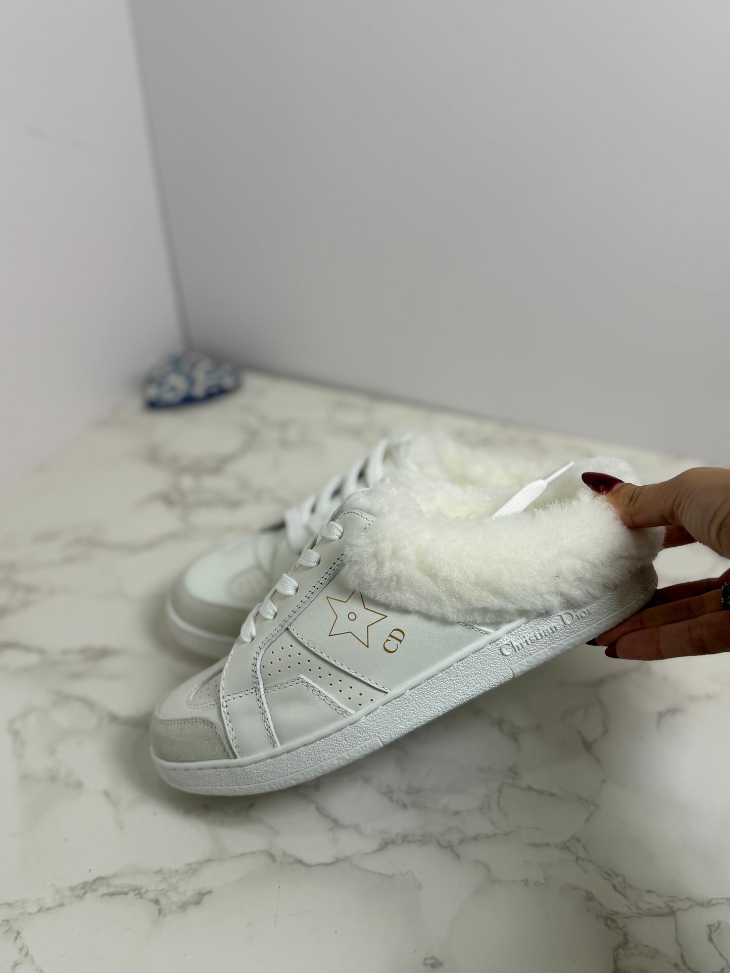 CD sherpa mule sneaker