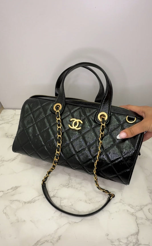 Chanel mini bowling bag