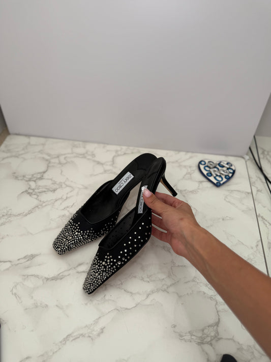 Jc embellished mule