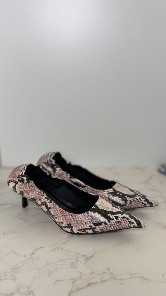 Prada Snake kitten heel