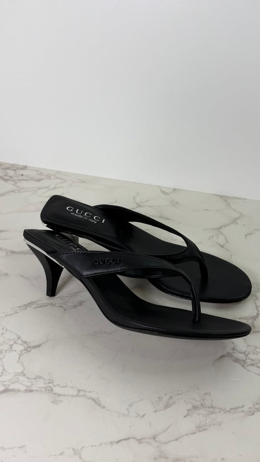 GG LEATHER FLIP FLOP