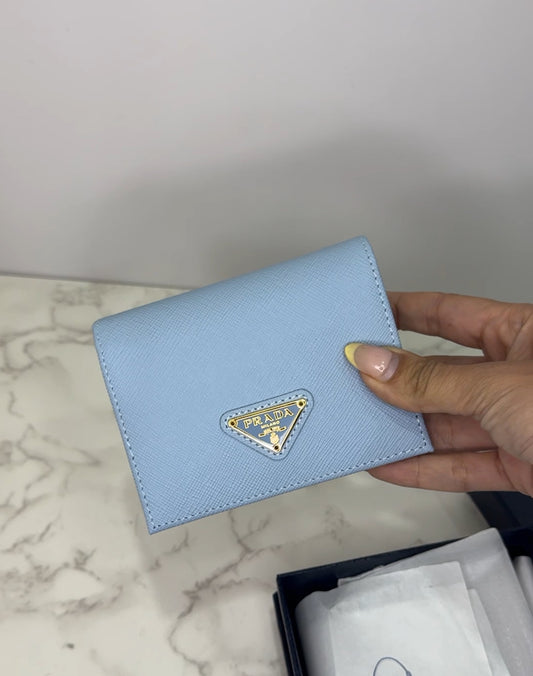 Blue Prada wallet