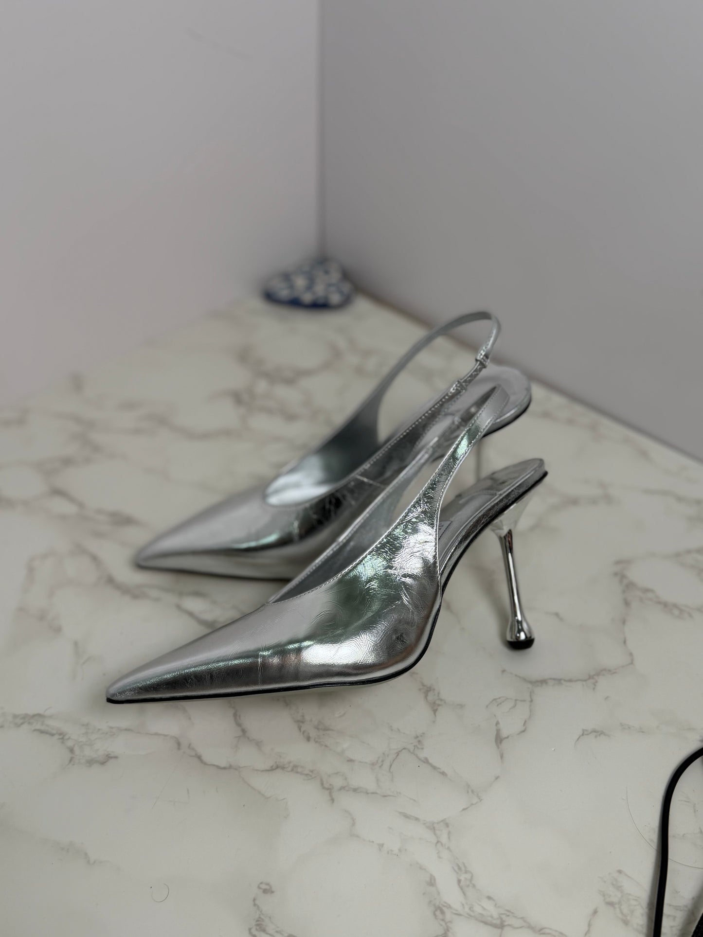 JC metallic heel