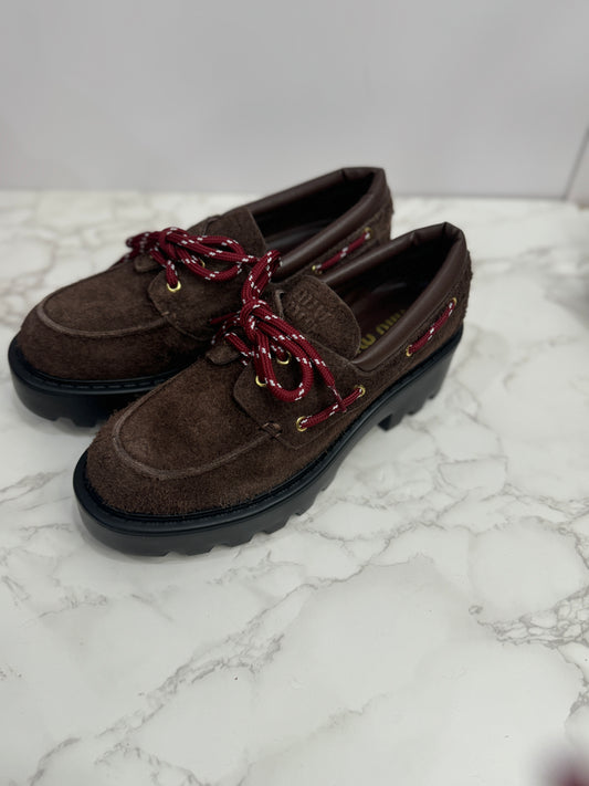 Platform boat shoes