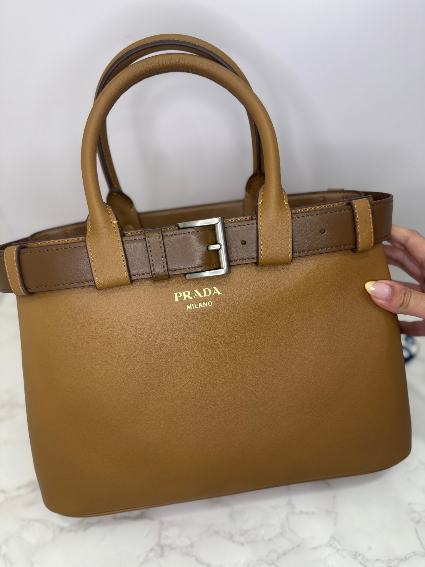 Prada belt tote